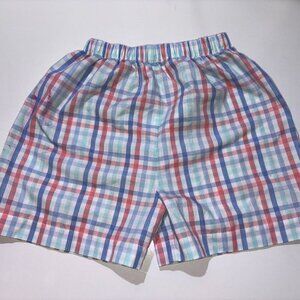 Shrimp and Grits Kids Plaid Shorts Gingham Preppy Pastel size 5